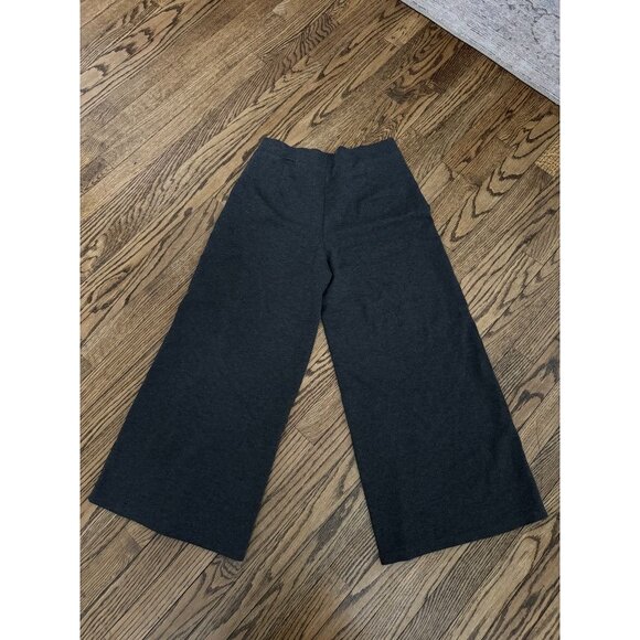 Patrizia Luca Milano Women's Medium Gray Wide Leg Cropped Pants - Picture 2 of 2